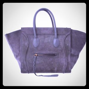 Authentic Celine phantom khaki suede